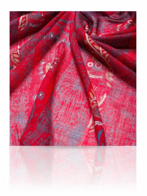 Палантин Женский W-TRIBAL1/RED